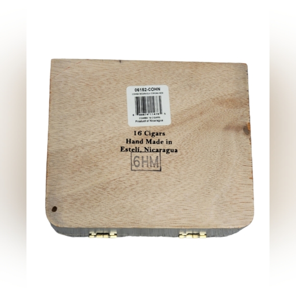 Cohiba Nicaragua Small Gray EMPTY Wood Cigar Box - Picture 5 of 7